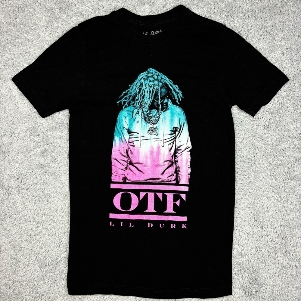 Lil Durk Shirt Womens Small Tee Music Rapper Bright OTF Only The Family Concert